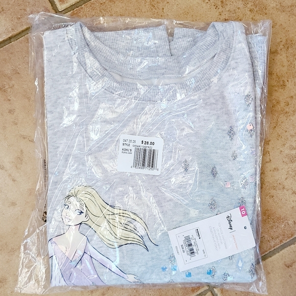 👀50% OFF - NWT‼️ Disney Frozen's Elsa Fleece Pullover by Jumping Beans - Picture 4 of 6